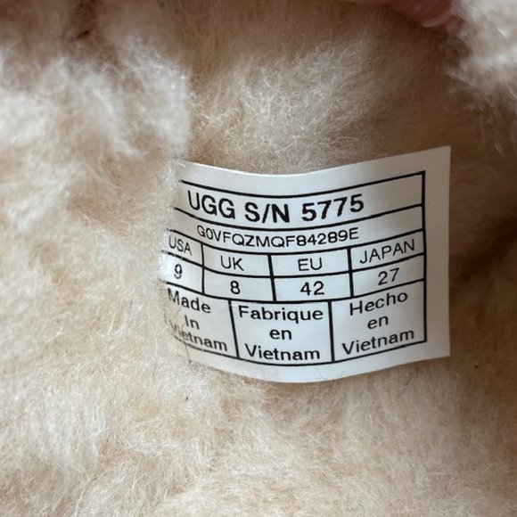 UGG Suede Ascot Slippers in Espresso size 9 - Picture 5 of 6